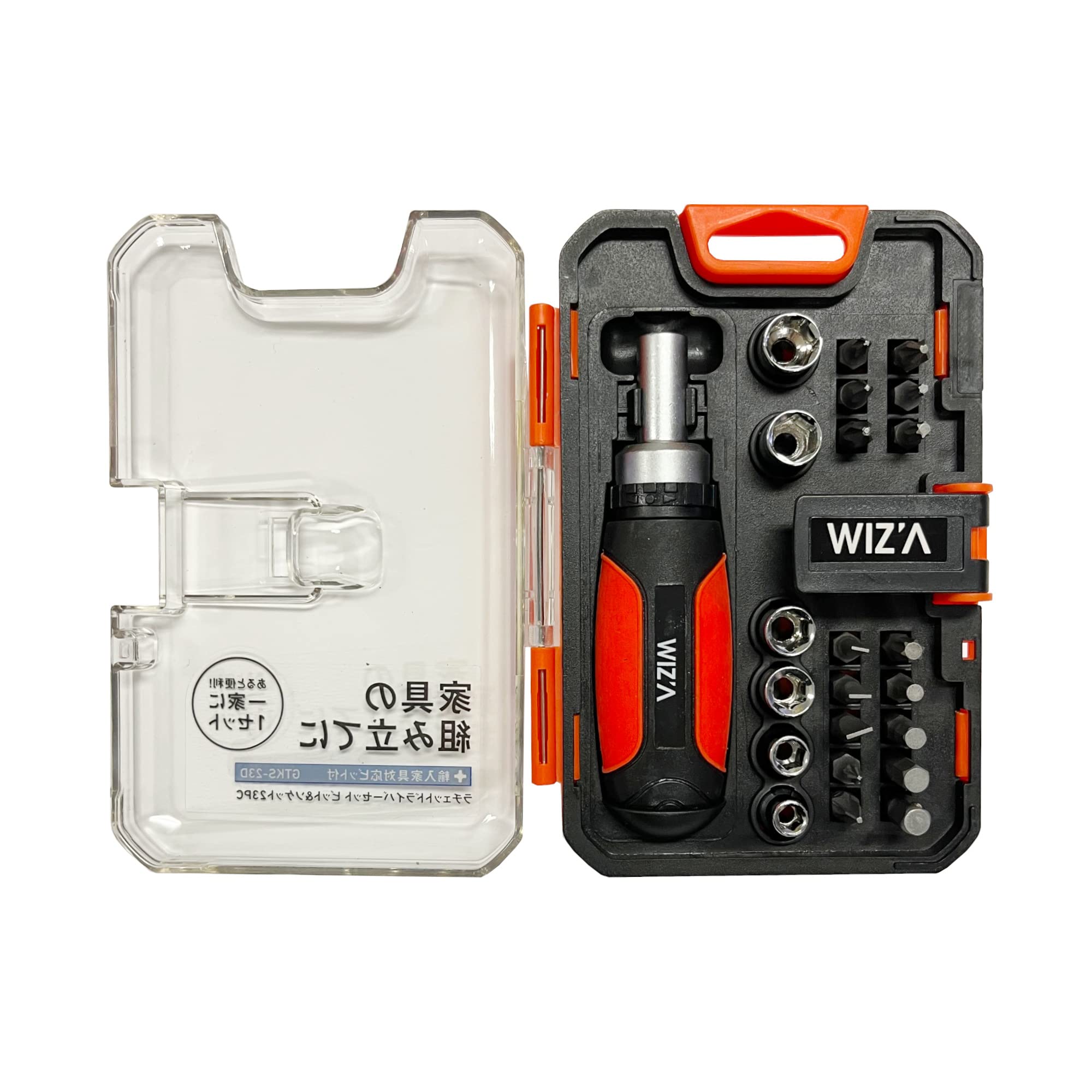 

Набір тріскачок Arkland Sakamoto, головка, 23 шт. WIZ A & GTKS-23D