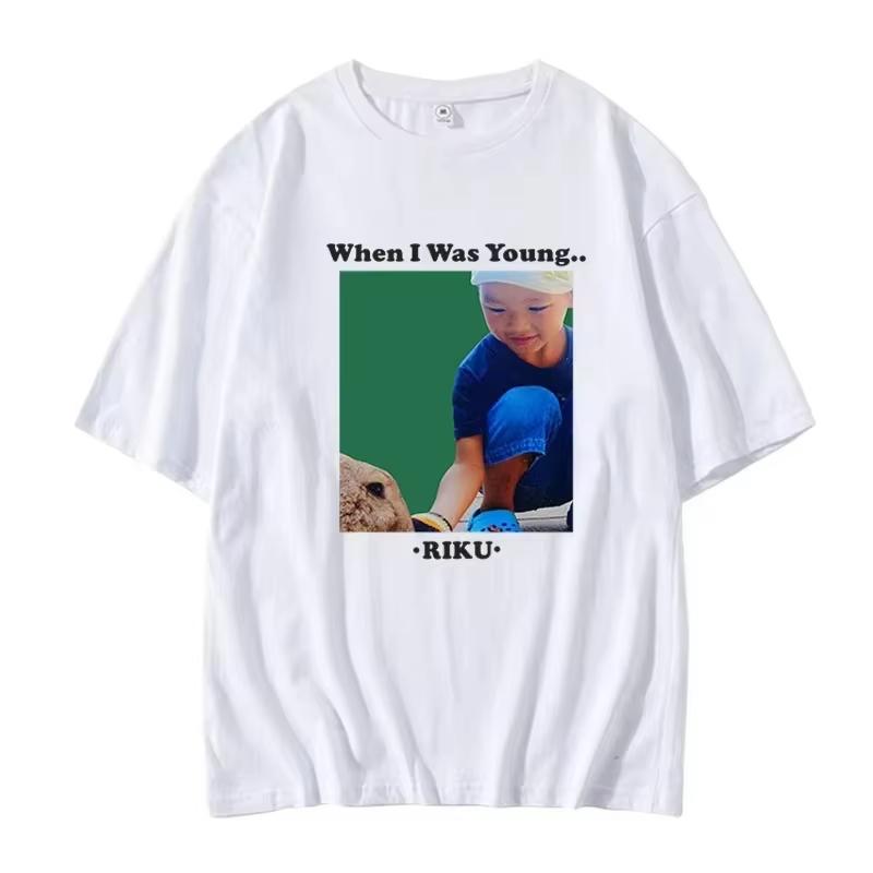 NCTWISH Concert When I Was Young with The Same Loose Summer Fashion Women T-shirt Cotton Short-sleeved Round Neck Clothes Tops