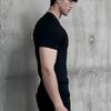 Mens Casual Solid Color Slim Fit Short Sleeve T Shirt
