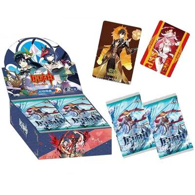 Genshin Impact Series Collection Cards Game Letters Cards Collectibles Sr Ssr Rare Cards Toys For Family Children Christmas Gift