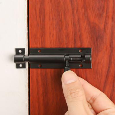 Schwarz Silber Riegel 2/3/4/5/6/8 Zoll Aluminiumlegierung Türriegel Beschläge für Heimwerker Tor Sicherheitstür Riegelverschluss