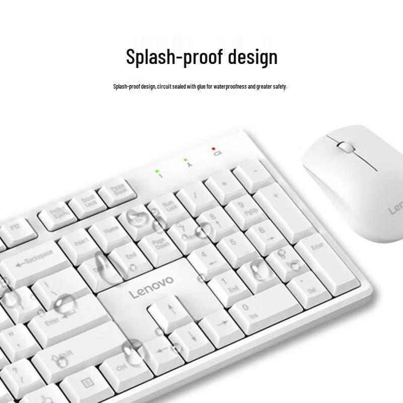 Lenovo MK23 Wireless Ergonomic Keyboard and Mouse Combo