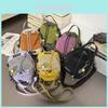 Bolsa de Taza Ligera de Nailon con Cordón en Bloques de Color Neutros de Moda Para Ciclismo y Senderismo