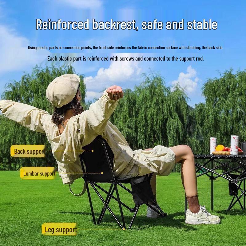 Portable Folding Egg Roll Table and Chair for Outdoor or Home Use