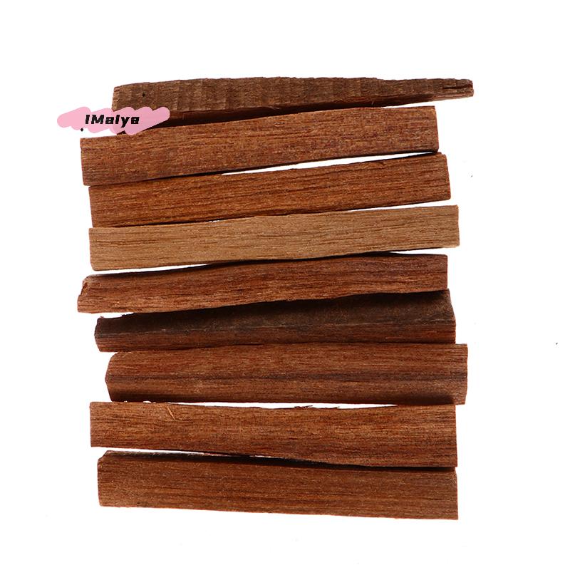M-50g/pack 7CM Aromatic Fragrance Sandal Wood Chips Sandalwood Incense Sticks Irregular Resin DIY Craft