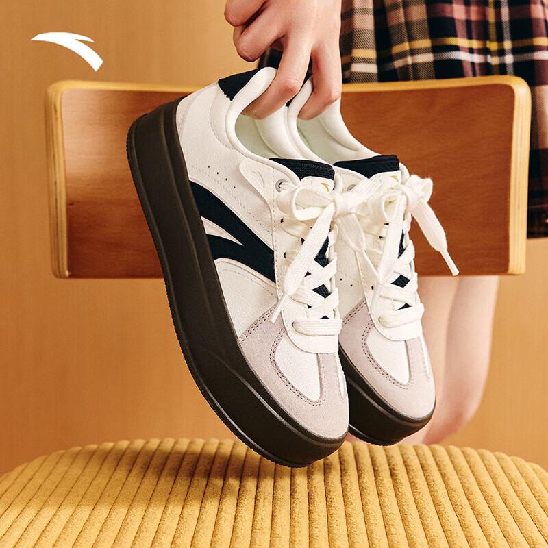 

ANTA Women s Thick-Soled German Trainer Platform Sneakers 39 (Women s 8)