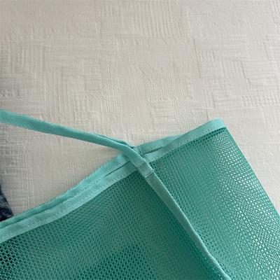 New Transparent Mesh Satchel Bag Women's Tide Ins Style Toy Seaside Tote Beach Bag Large Capacity Mesh Shoulder