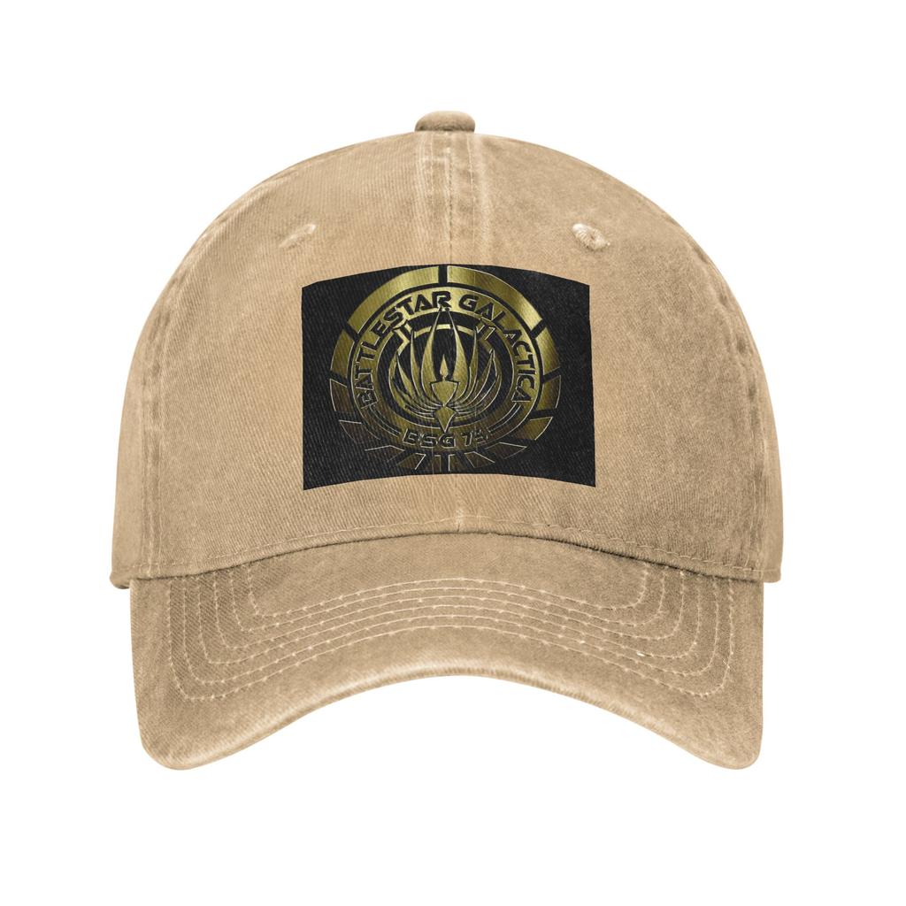 Blason de Battlestar Galactica (Métal) Casquettes de Baseball Snapback Chapeaux en Tissu Denim Réglable Casquette Sports Baseball Chapeau Cowboy