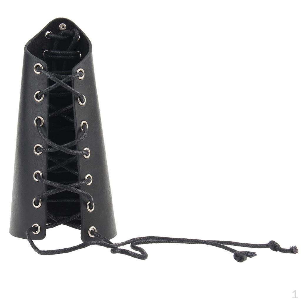 Регулируемый Кожаный Наруч на Руку - Коричневый, 18СМ