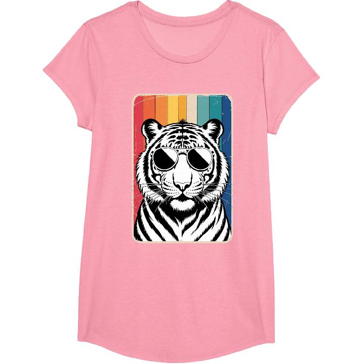 Funny Tiger Art for Men Women Boys Girls Animal Tiger Lover T-Shirt