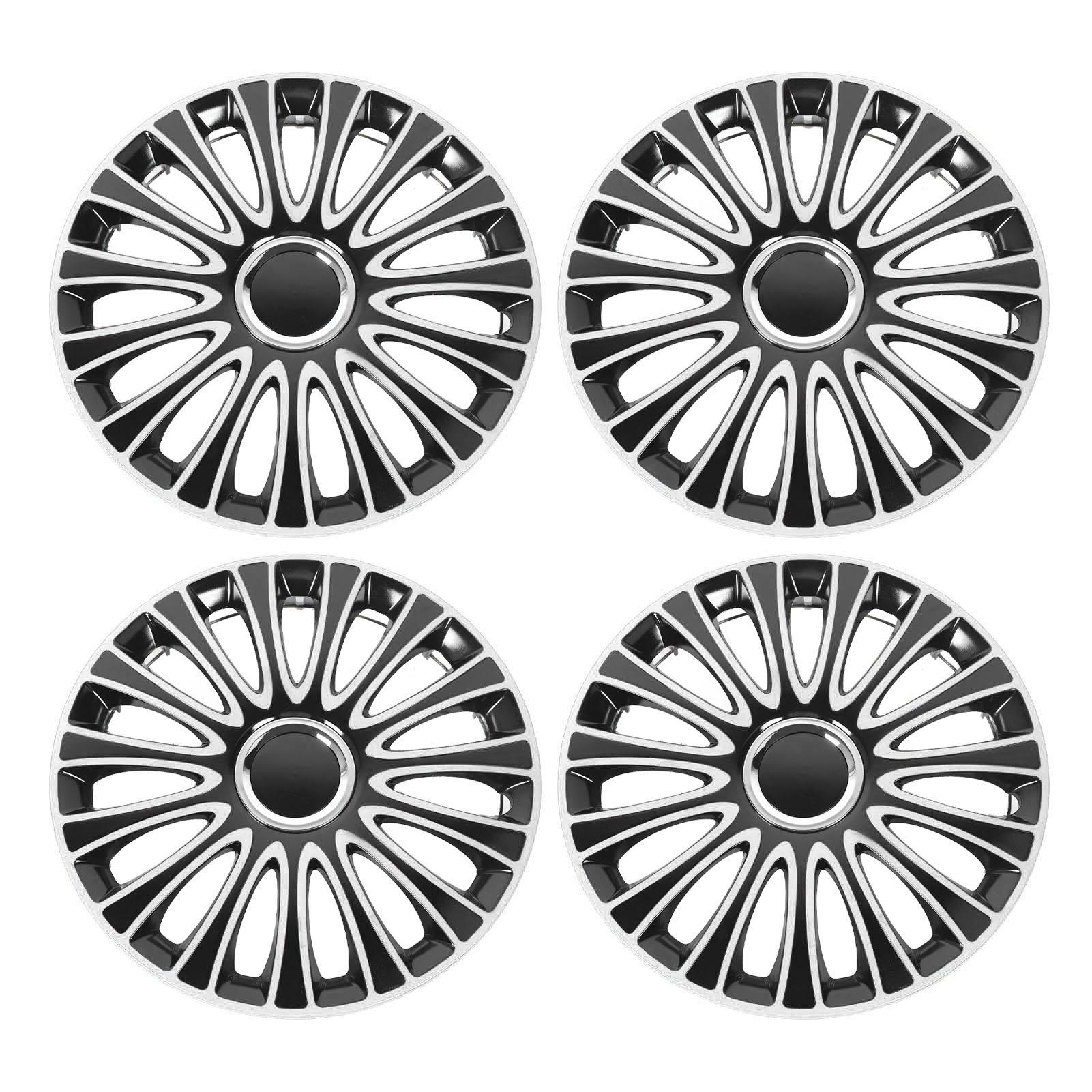 

4 шт. 15-дюймовые колпаки на колесные диски, защелкивающиеся, универсальные колпаки из АБС-пластика R15, комплект крышек колесных дисков, замена для