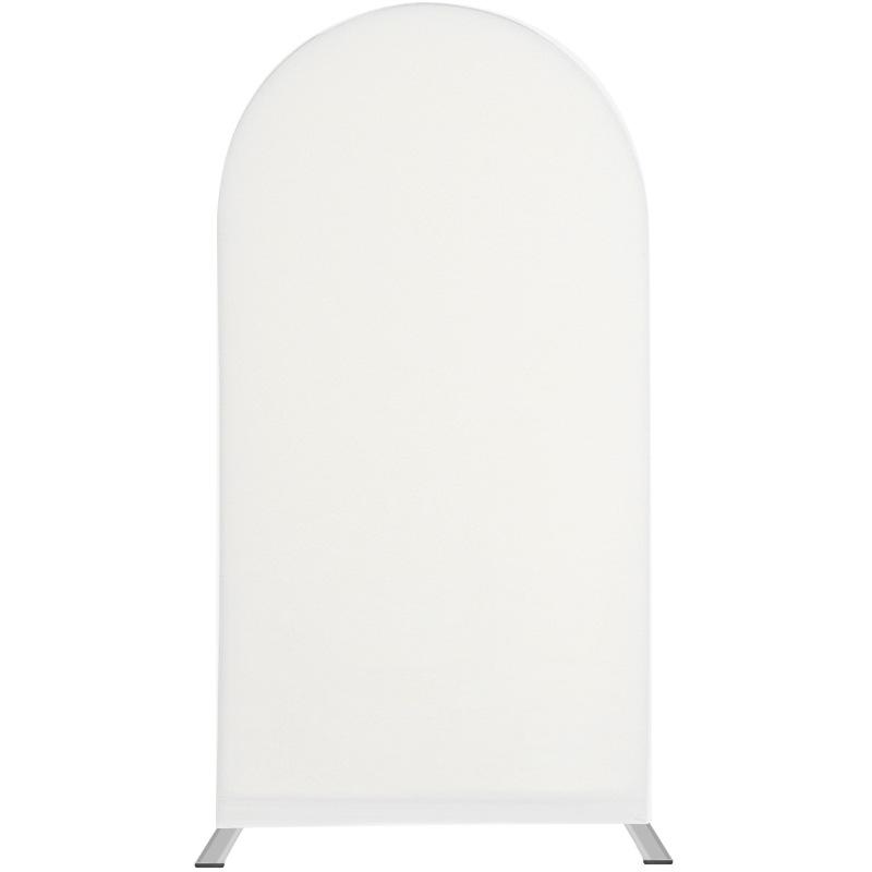 U-Shaped Iron Arch Kit with Elastic Cloth Cover for Parties & Weddings
