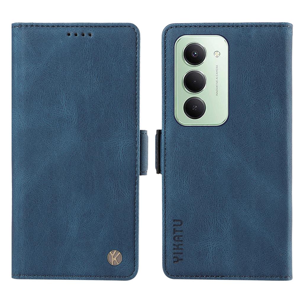 For Xiaomi Redmi 15 4G (EU) (171mm) Leather Case Skin-touch Feeling Wallet Phone Cover