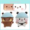 Cute Cartoon Panda Plush Toy Comfy Pillow Adorable Stuffed Animal Gift