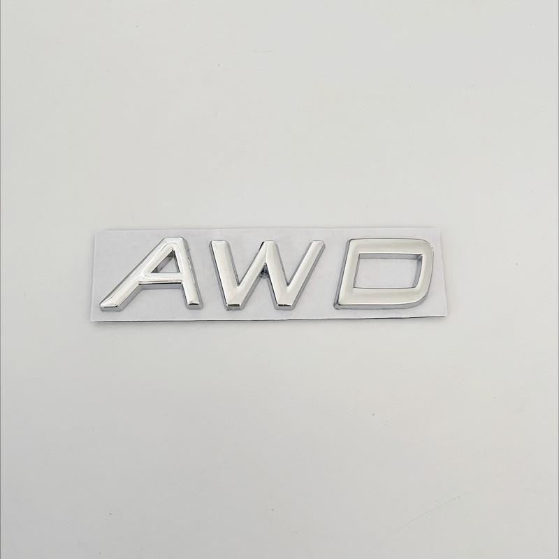 3D Metall T5 Logo T6 Emblem AWD Buchstaben Auto Kofferraum Emblem Für S60 C30 850 S40 V40 V70 XC60 V50 S70 C70 V90 T5 T6 AWD Aufkleber