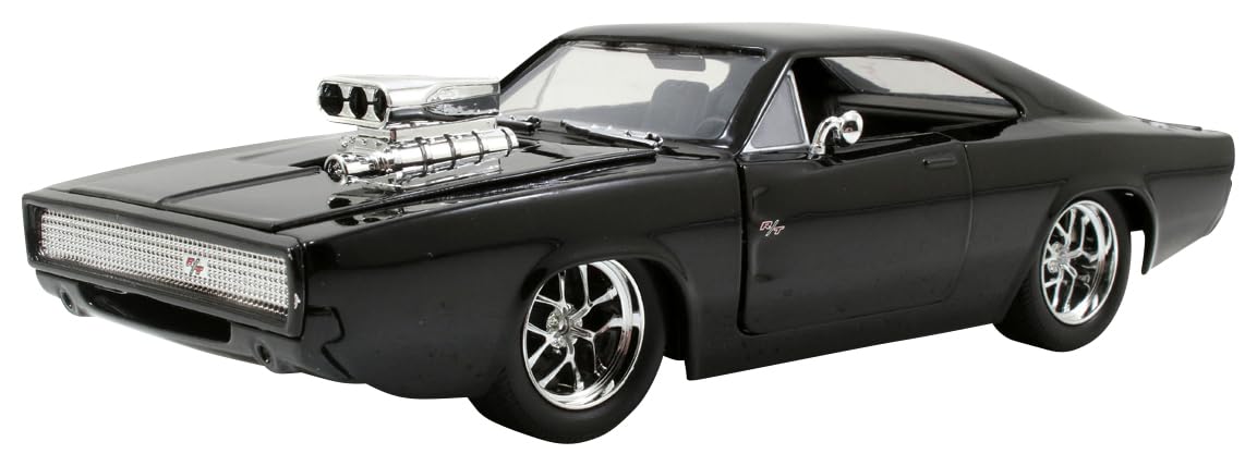 

Jada Toys Fast Furious Series 7 1970 Dodge Charger Black Finished Product & 1/24 F&F R/T (Dominic)