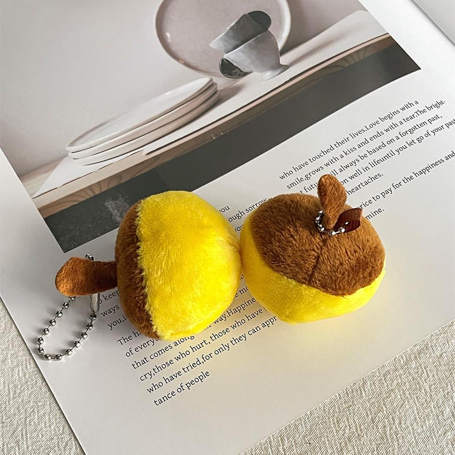 Charming Mini Nut Plush Keychain Cute Bag Accessory Ideal For Children Gifts