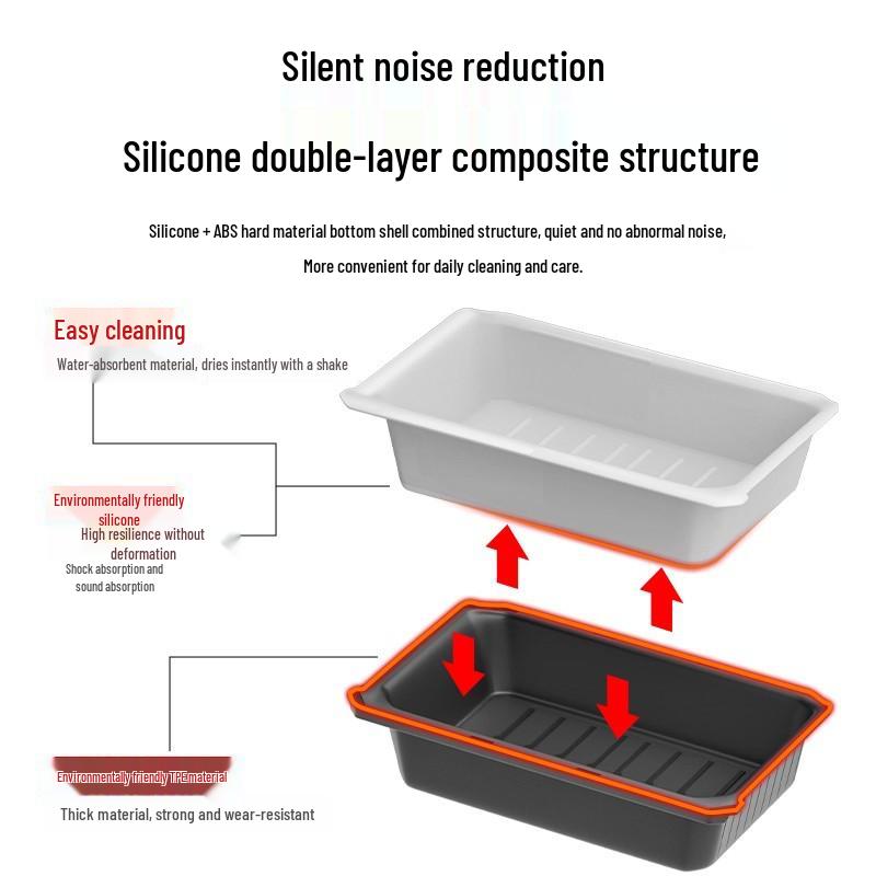 Tesla Model Y Under-Seat Storage Box for Center Console Organization