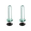 Glass Ear Stretching Set ncludes 1.6 7mm/7.5 12mm Plugs with O Rings Single Flare Gauge Expander Piercing Jewelry