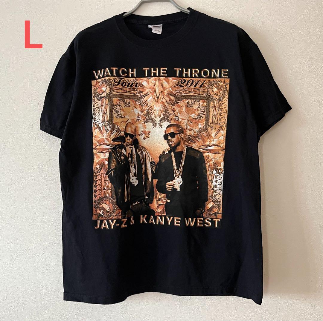 

[Б/В] Футболка Jay Z Kanye West Watch The Throne Розмір L