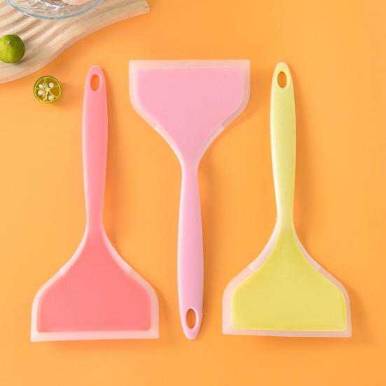 Silicone Spatula Food-Grade Flexible Wide Head Scraper for Non-Stick Pots Ceramic Glass Cookware High Heat Resistant Dishwasher Safe Cooking Tool