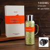 Pure Titanium Large-Capacity Insulated Kettle with Temperature Display - Portable Moka Pot for Home or Outdoor Travel