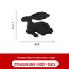 Compatible with Volkswagen GTI Golf 6/7 Evil Rabbit 3D Metal Car Sticker Logo