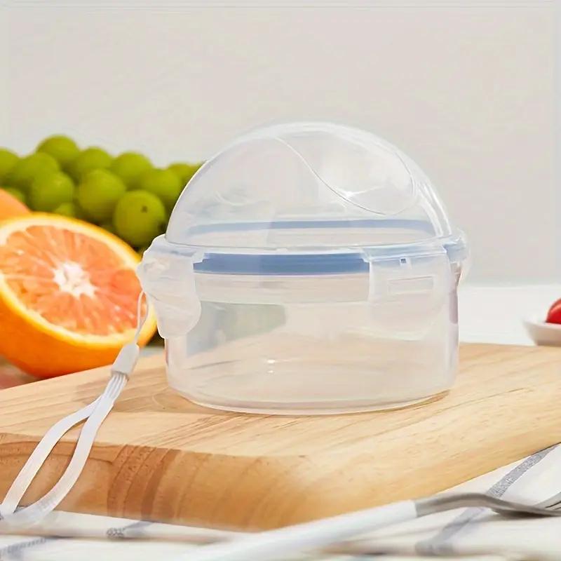 Fruit Preservation Box, Apple Storage Box, Household Circular Sealed Box with Lid, Onion Box, Microwave Oven Heated Rice Box