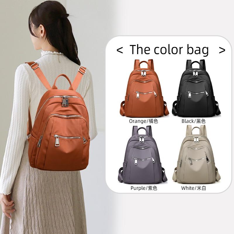 Schoolbag Oxford cloth women's backpack 1011 new versatile simple durable backpack commuting large capacity travel schoolbag women