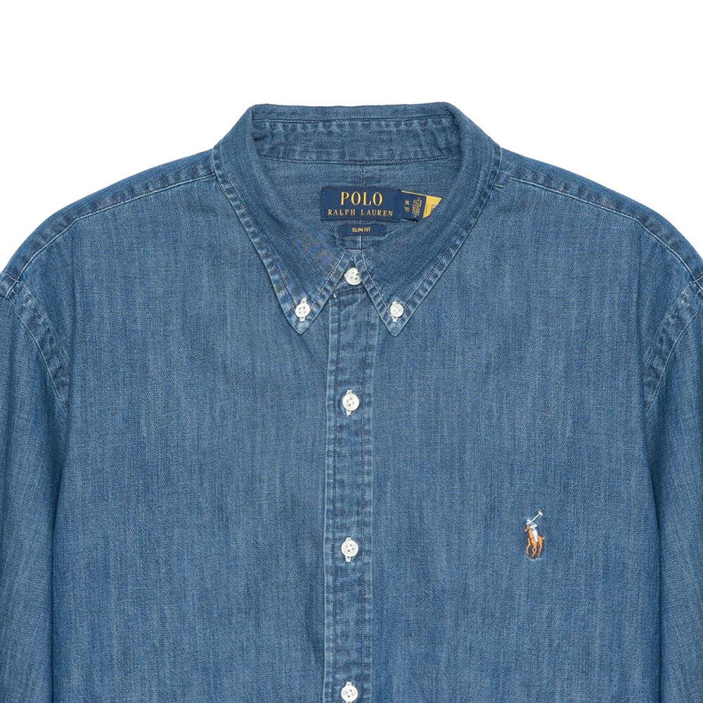 Polo Ralph Lauren Ss23 Solid Color Logo Embroidered Polo Shirt Men Shirts Dark-Blue 710776164-002