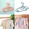 Newborn Clothes Hanger With Plastic Material And Decorative Bow For Baby Room