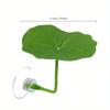 1pc Betta Leaf Hammock, Fish Bed, Fish Tank Decoration Fake Leaf, Aquarium Landscape