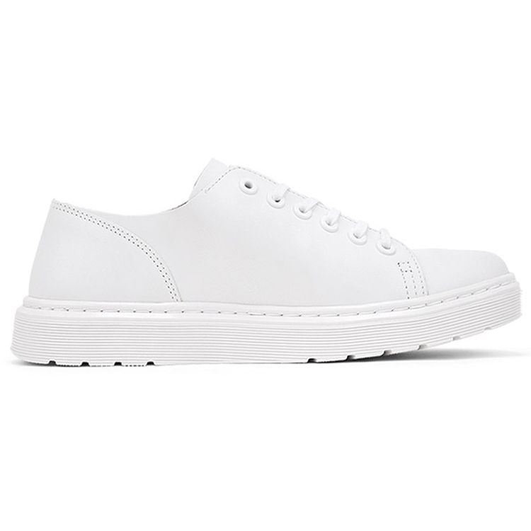 Dr. Martens Dante Leather Patchwork Fashion Casual Flat Shoes Women Shoes White 22127100