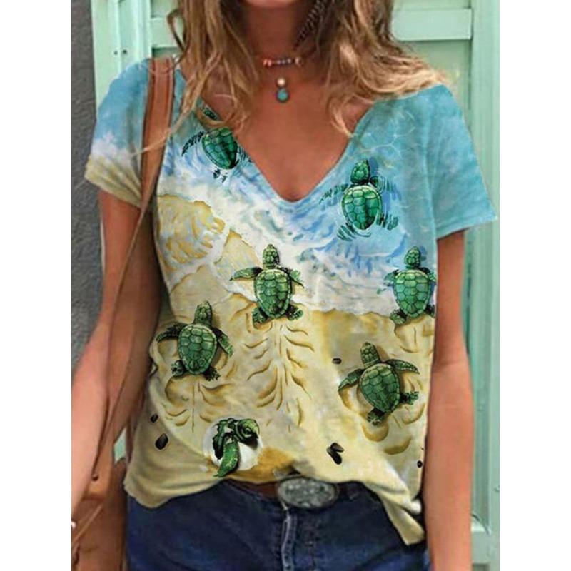 

Новая женская футболка с V-образным вырезом и рисунком логотипа профессиональной бейсбольной команды в городском стиле, напечатанная на 3D-принтере XS