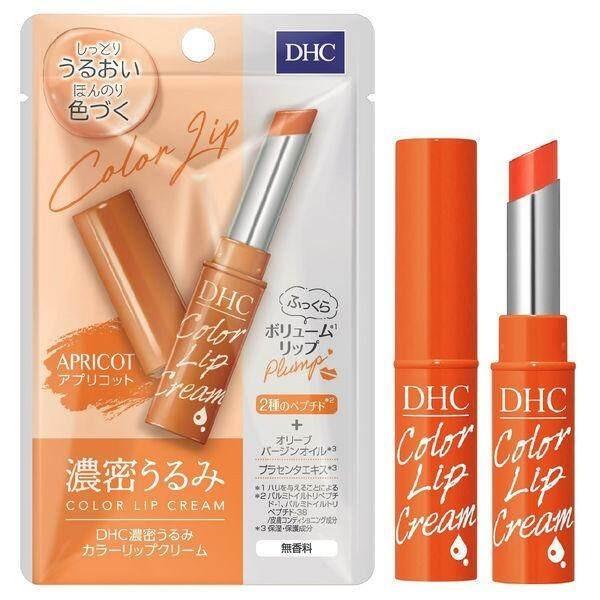 DHC Rich Moisture Color Lip Cream Apricot  Pink 15g