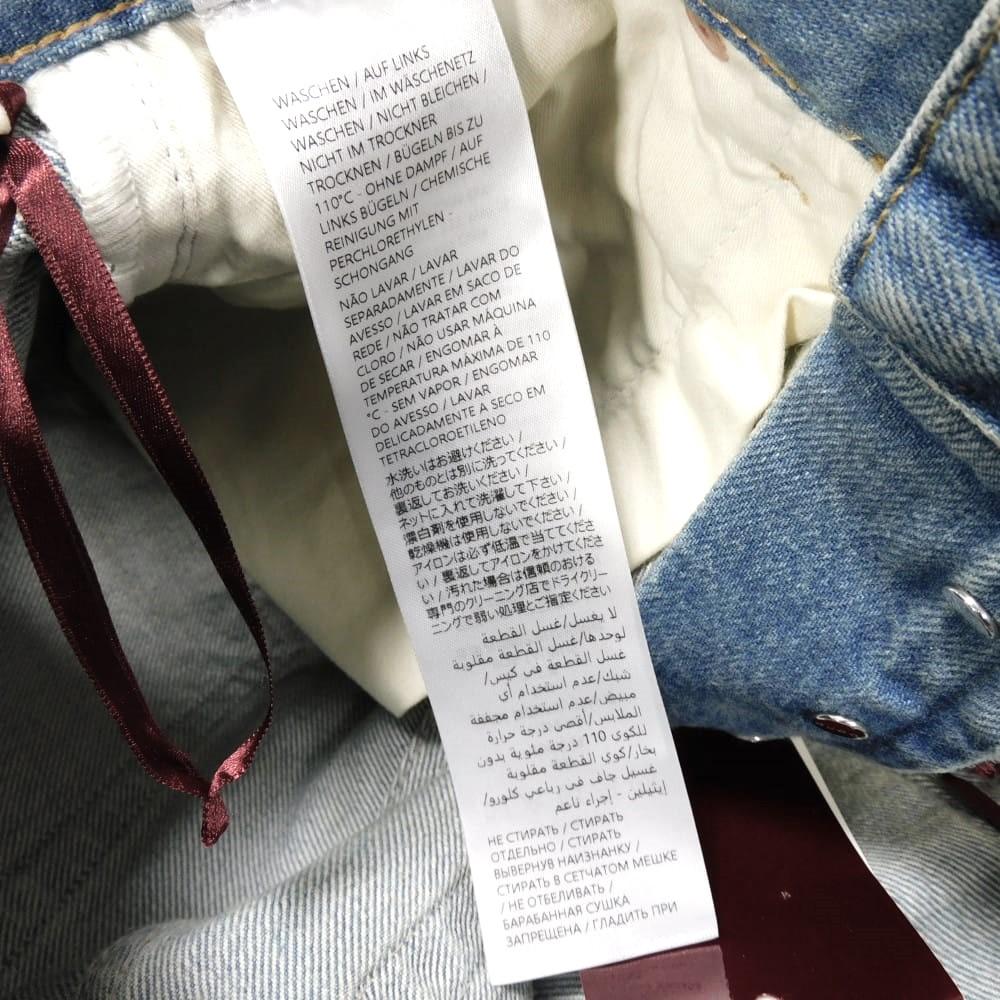 Used 9539 Tapered Fit Denim 796360 XDC6P 4206 51178 Current 30 Button Fly Washed Unused Logo Cotton Light Blue Men's