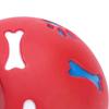Dog Chew Toy Vinyl Fillable Treat Ball Teething Toy for Aggressive Chewers Leak Food Toy for Teeth Clean Training