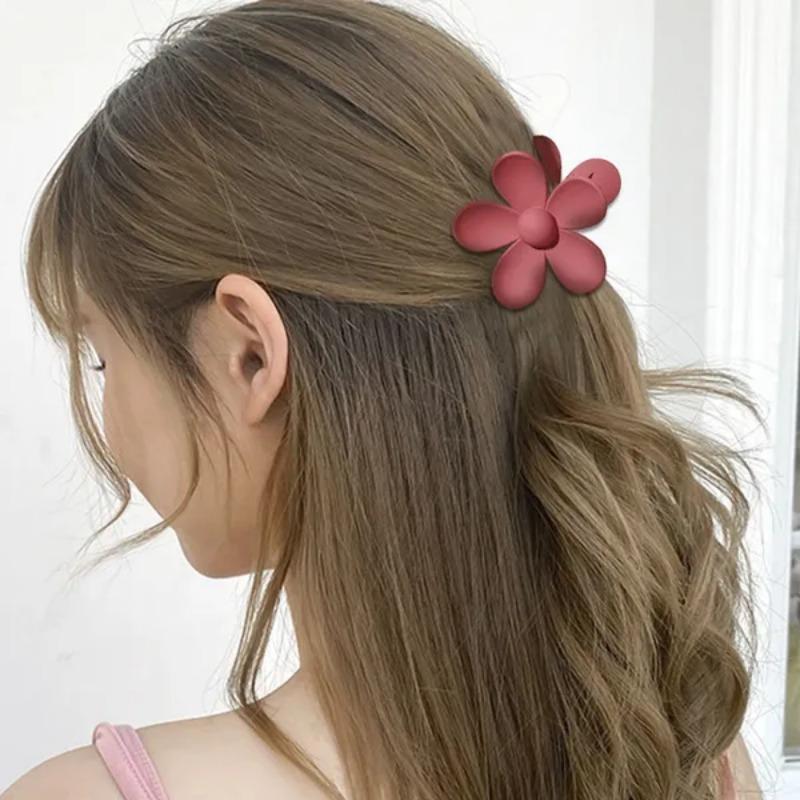 1 Pc Women Fashion Flower Hair Claws Acrylic Hairdressing Hair Clip Hair Accessories