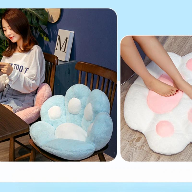 Cat Paw Chair Cushion Lovely Cat Paw CushionCat Paw Shape Chair Cushion Cozy Seat Pad Floor Cushion Seat Pillow cute pillow