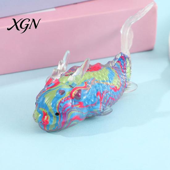 Fish-Shaped Decompression Gadget Fish Squeeze Toy Slow-Rising TPR Fidget for Stress Pinch Ball Relief Cute Kids Adults Soft Elastic
