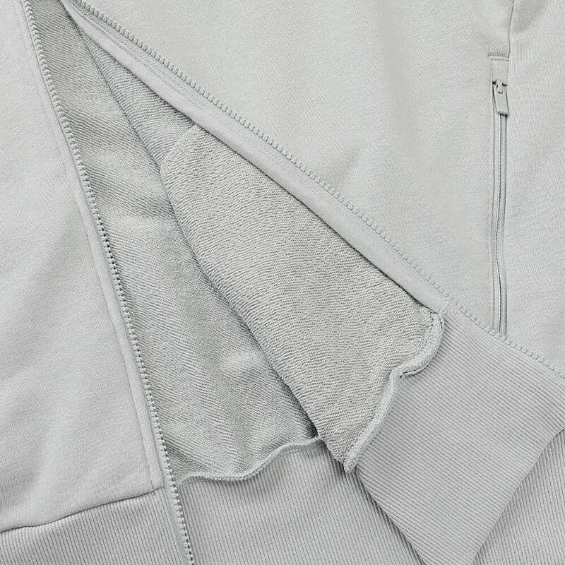 Adidas Casual Sports Simple Hooded Jacket Men Jackets Light-Gray JL6079