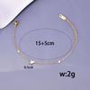 S11 Sporadic and Simple Daily Stainless Steel Bracelet for Women, Light Luxury, Three Small Hearts, Fashionable Style