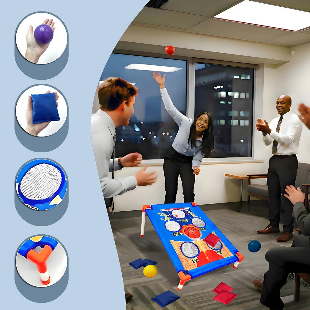 Bag Toss Game Bean Bag Party Supplies Toss Game Fun Interactive Indoor Tossing Play Camping Family Activities for Backyard