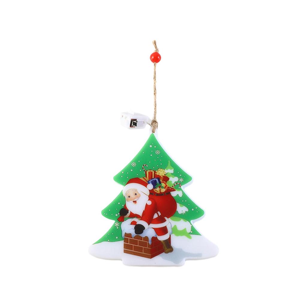Christmas Decorative Light Christmas Tree Pendant for Patio Wedding Home