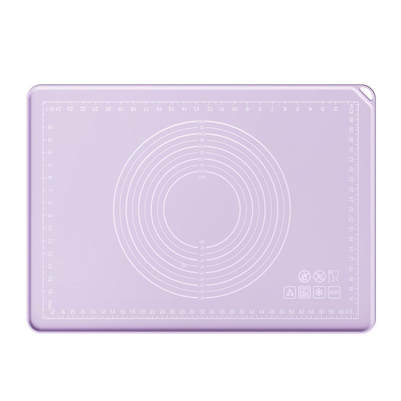 Non-Stick Silicone Kneading Mat & Thick Plastic Cutting Board Set
