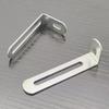 10pcs L-Shaped Adjustable Angle Brackets Black & Silver Furniture Anti-Tilt Bookshelf Hardware Accessories