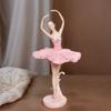 Elegant Ballet Dancer Miniature Figurine Resin Sculpture Figurine Home Ornament Home Office Desk Decoration