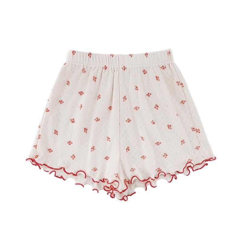 Yooyoo Girls' Summer Floral T-shirt & Bottoms Set