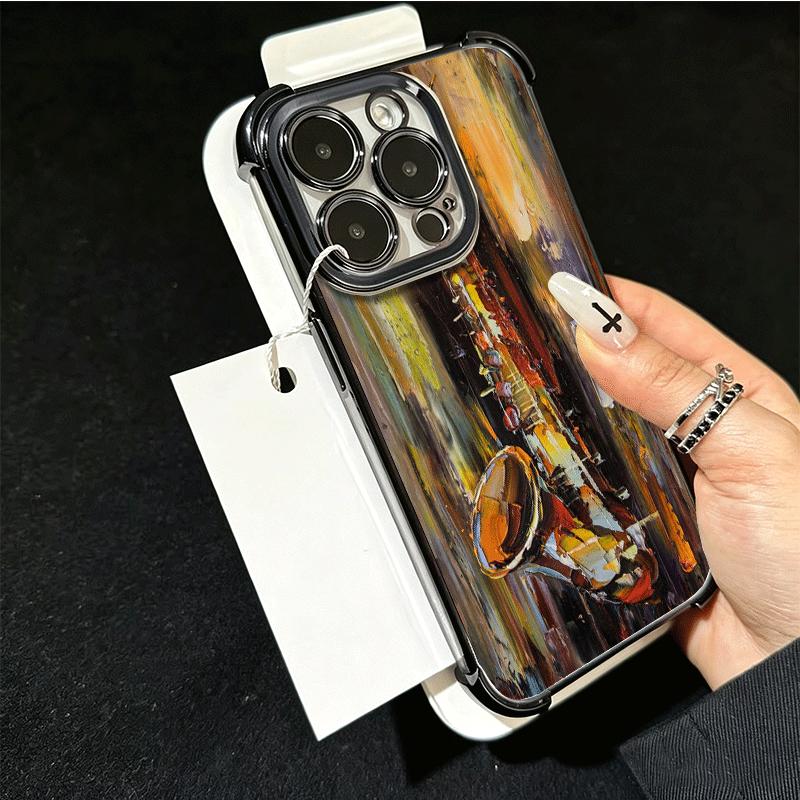 Saxophone Instrument Music Soft Phone Case For Xiaomi Poco X7 X8 Pro Max X6 X5 X3 F8 Ultra F7 M8 M7 M5S Redmi 15C 15A 15 14C 13C