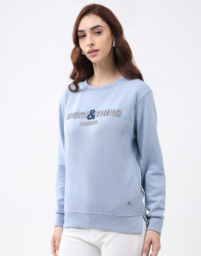 MONTE CARLO Women Round Neck Full Sleeves Top